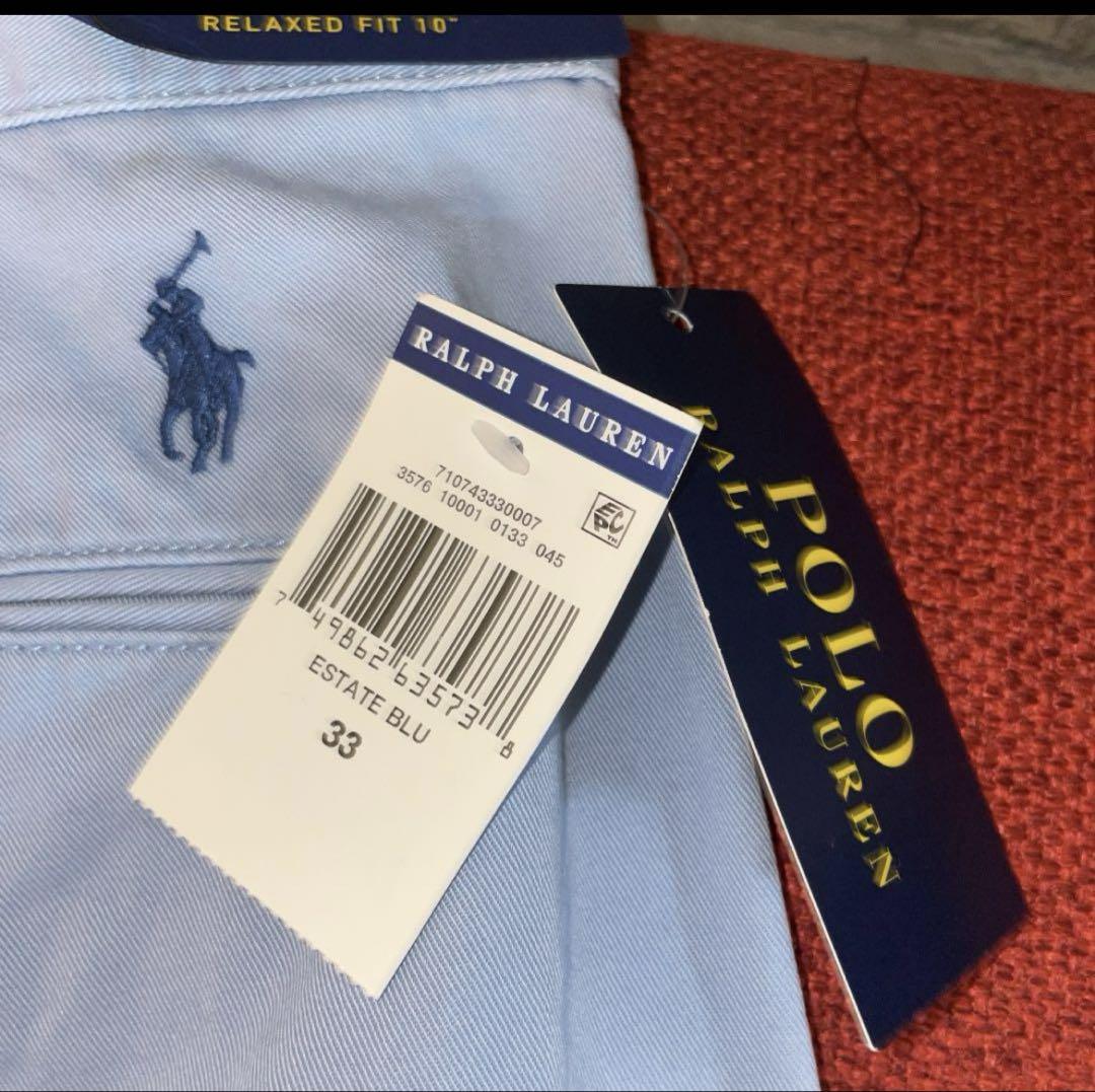 POLO RALPH LAUREN UNCカラー　ハーフパンツ　33インチ　新品