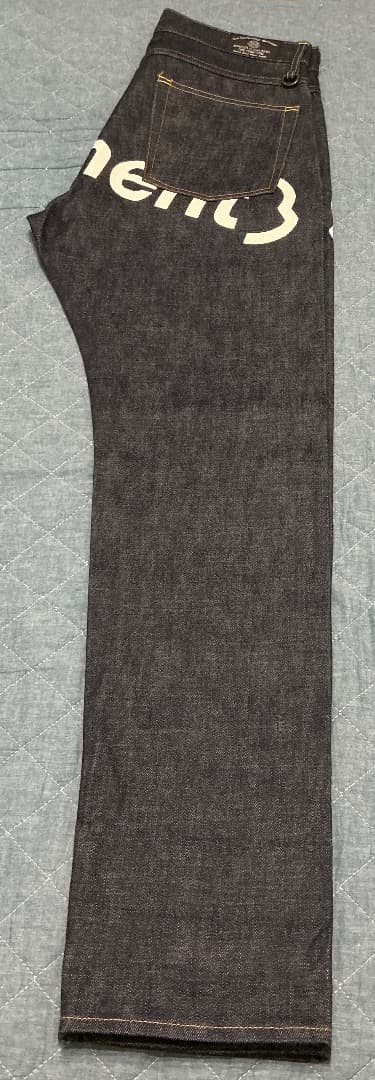 MONCLER FRAGMENT　 ロゴ入り　デニム　サイズ４６　新品