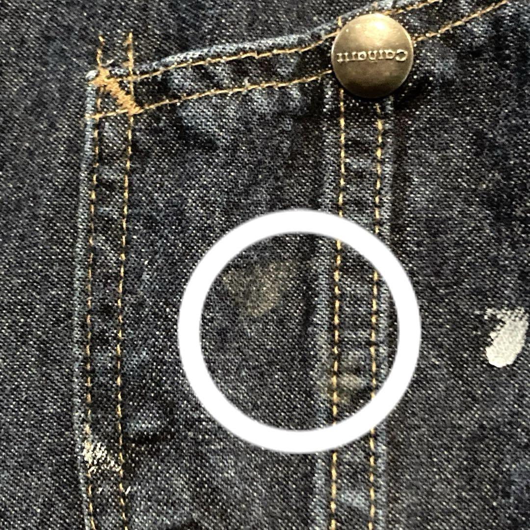 カーハート デニムオーバーオール carhartt オーバーオール 古着 ワーク