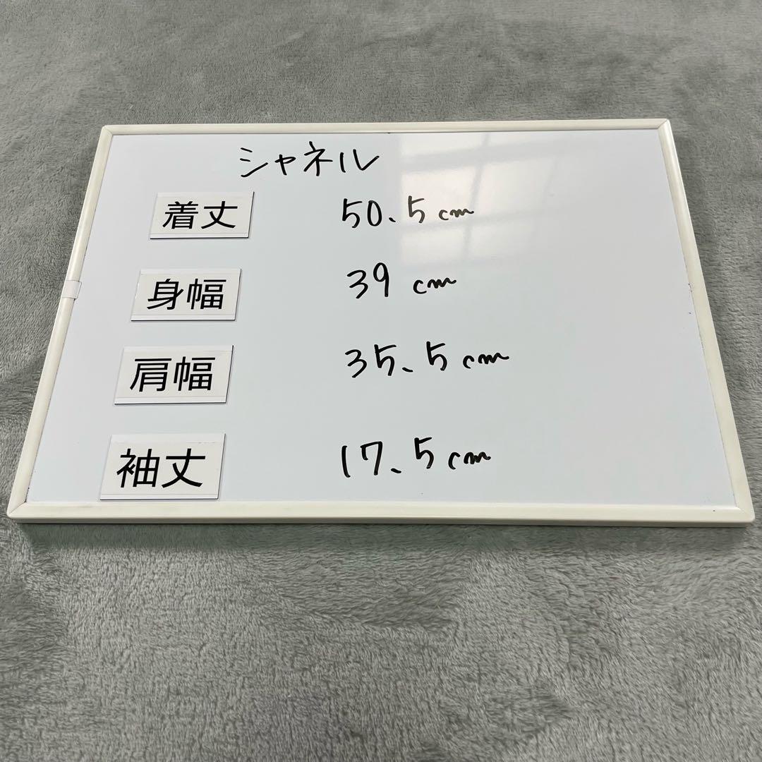 シャネル　半袖ニット　ポロシャツ　ピンク　34