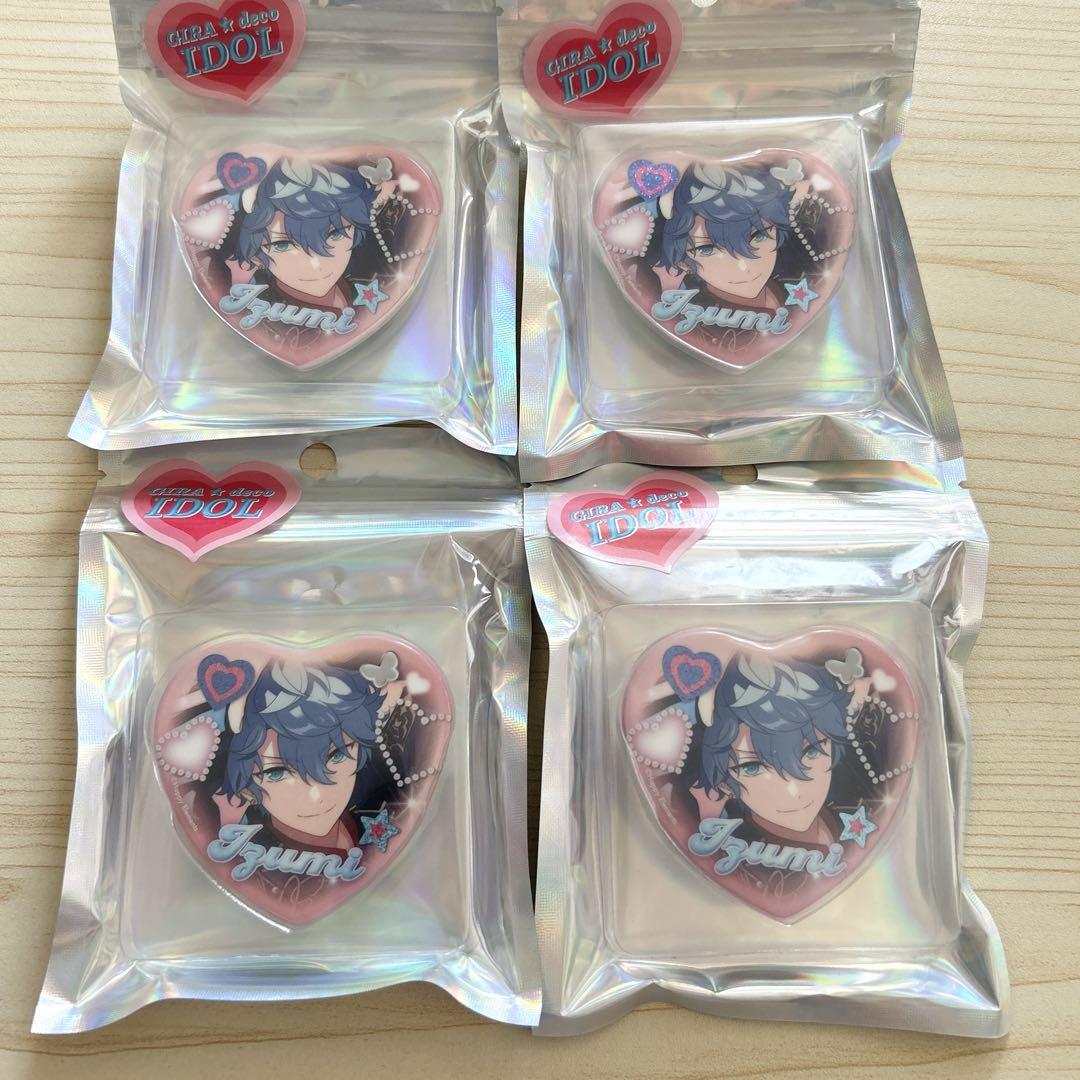 あんスタ GIRA☆デコ ハート缶バッジ 瀬名泉 缶バッジ あんさん