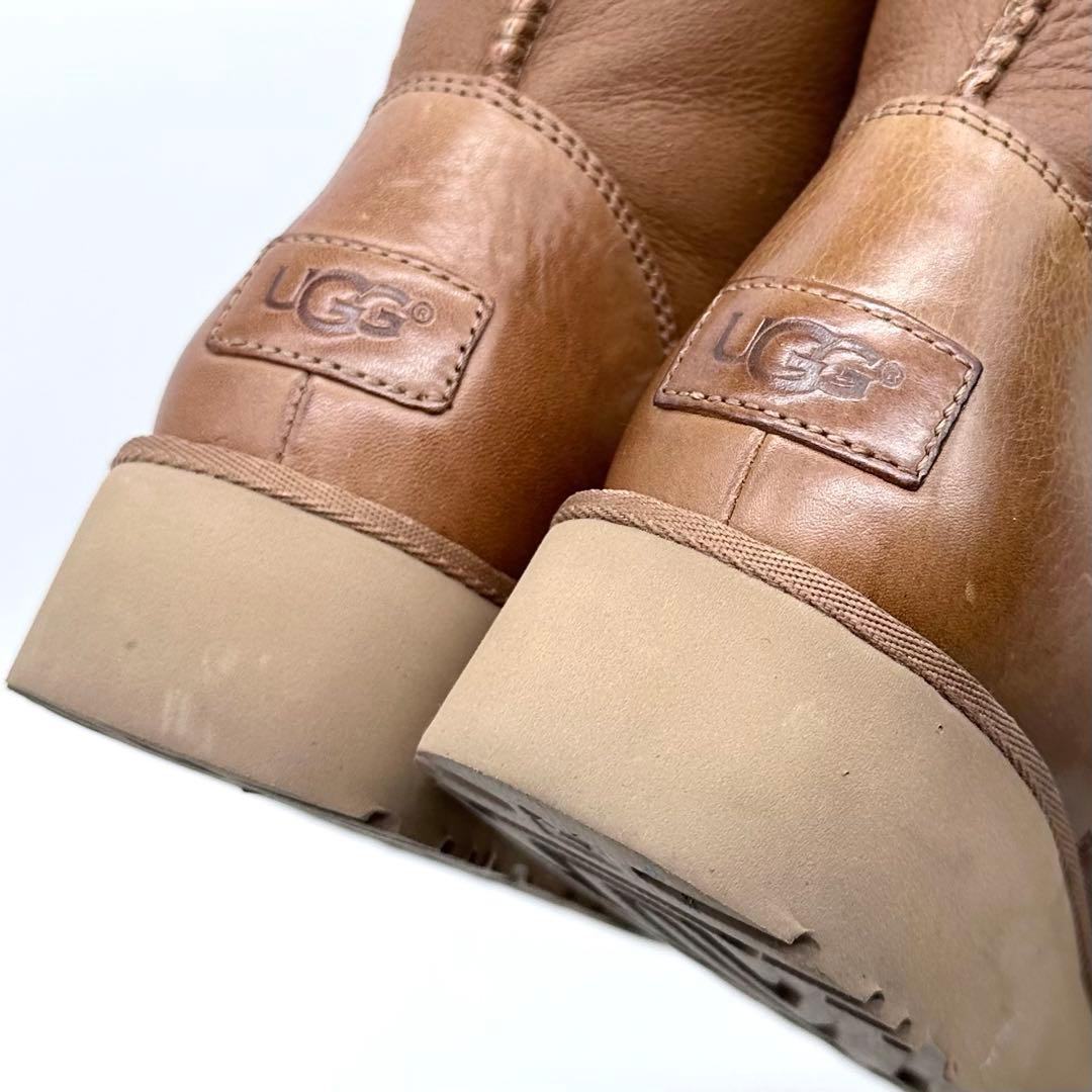 美品✨UGG アグ LORNA レディース ブーツ ムートン キャメル 24cm 美品✨UGG アグ LORNA レディース ブーツ ムートン キャメル 24cm