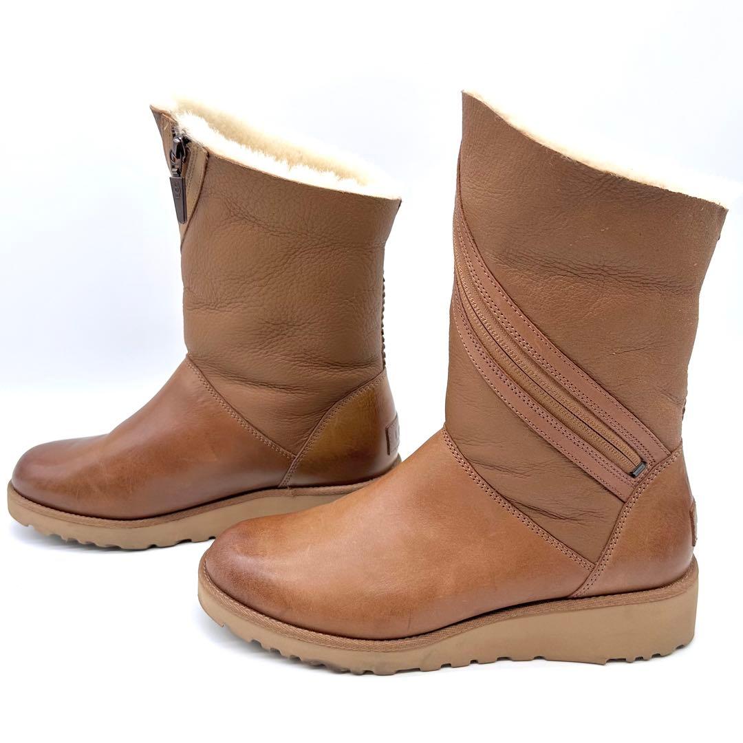 美品✨UGG アグ LORNA レディース ブーツ ムートン キャメル 24cm 美品✨UGG アグ LORNA レディース ブーツ ムートン キャメル 24cm