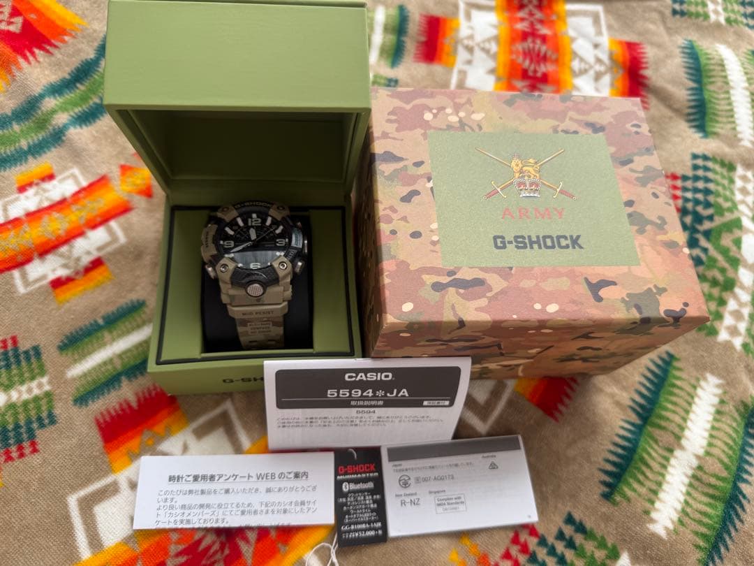 本日限定15%offカシオG-SHOCK BRITISH ARMYコラボモデル