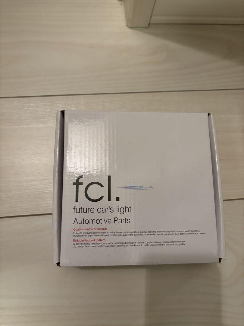 fcl.フォグランプ　H8 H11 H16 イエロー×フォレストブルー
