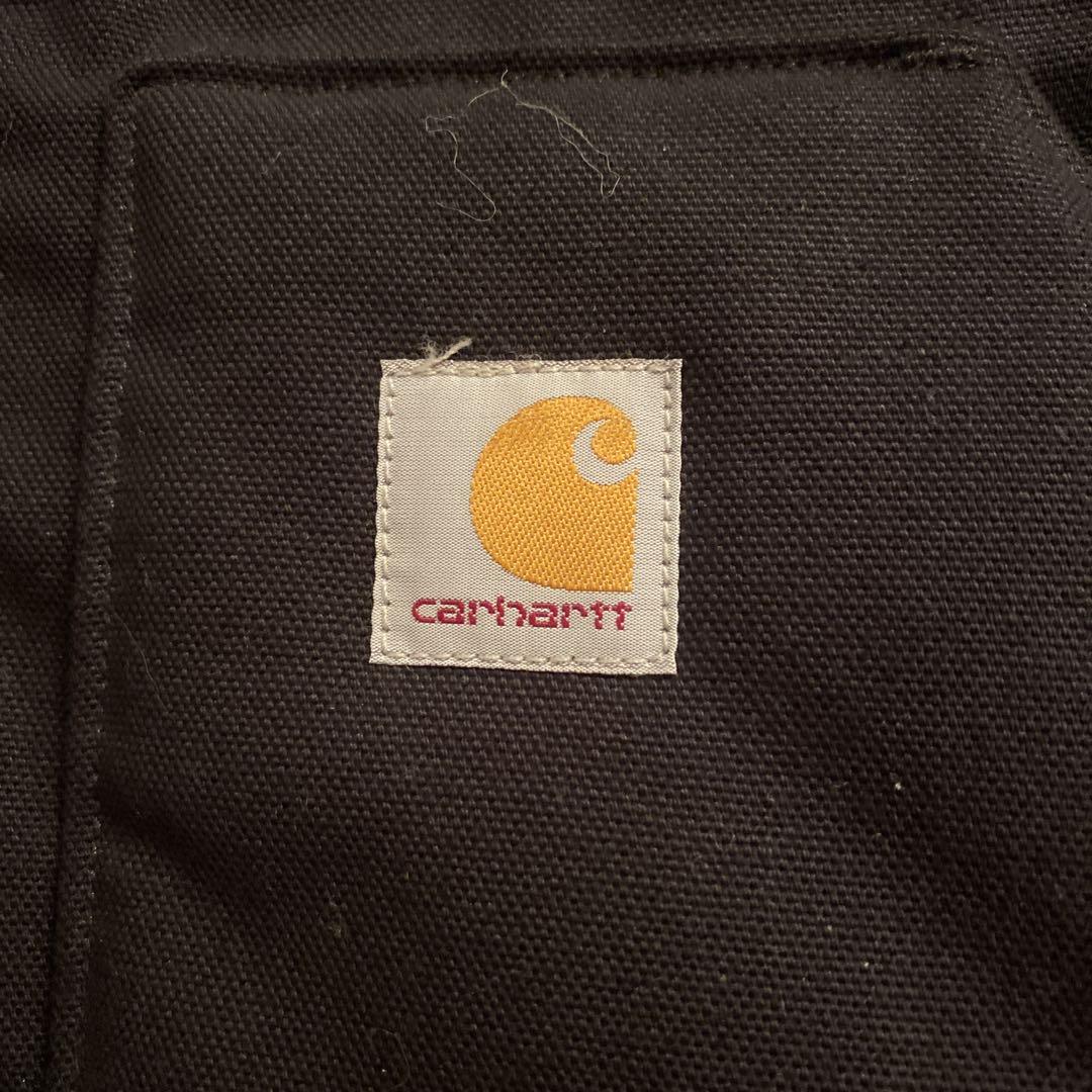 Carhartt ブラック ダックベスト　人気のＭサイズ