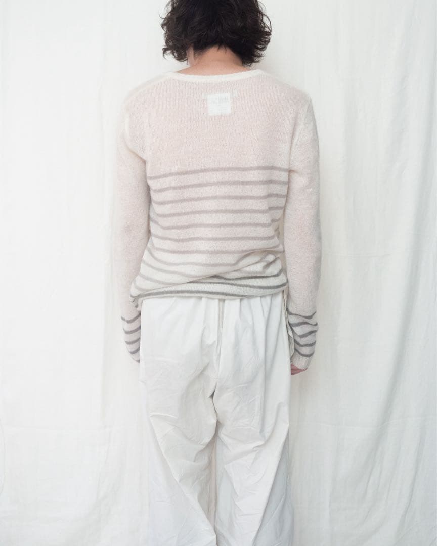 90−00s キャサリンハムネット　モヘア　ニット　セーター　ボーダー_4