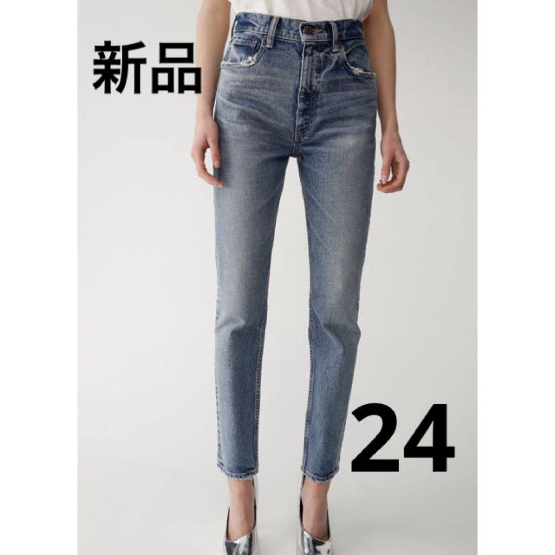 新品タグ付 moussy マウジー MVS SKINNY デニム ジーンズ 24