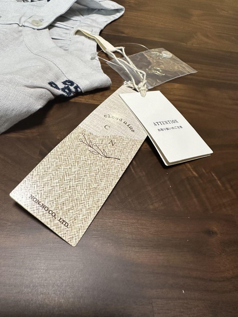 タグ付き未使用品 cloud nine ミモザ 刺繍 ワンピース 羽織り