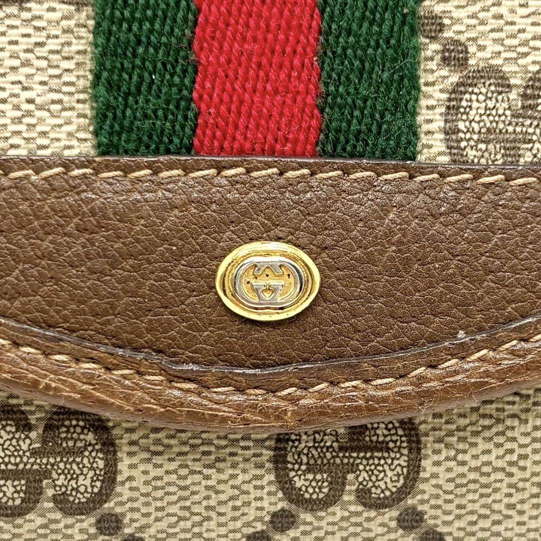 【人気】 GUCCI グッチ GG柄 シェリーライン PVC クラッチバッグ