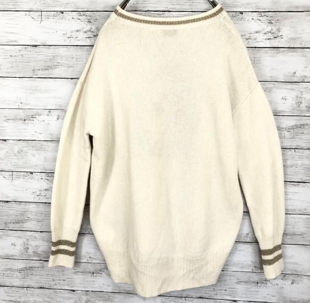 MONCLER モンクレール ロゴ ウール セーター ニット ホワイト 白 レディース 9D00004 M3542 モンクレ 女 シンプル プレゼント  【返品送料無料】【ラッピング無料】
