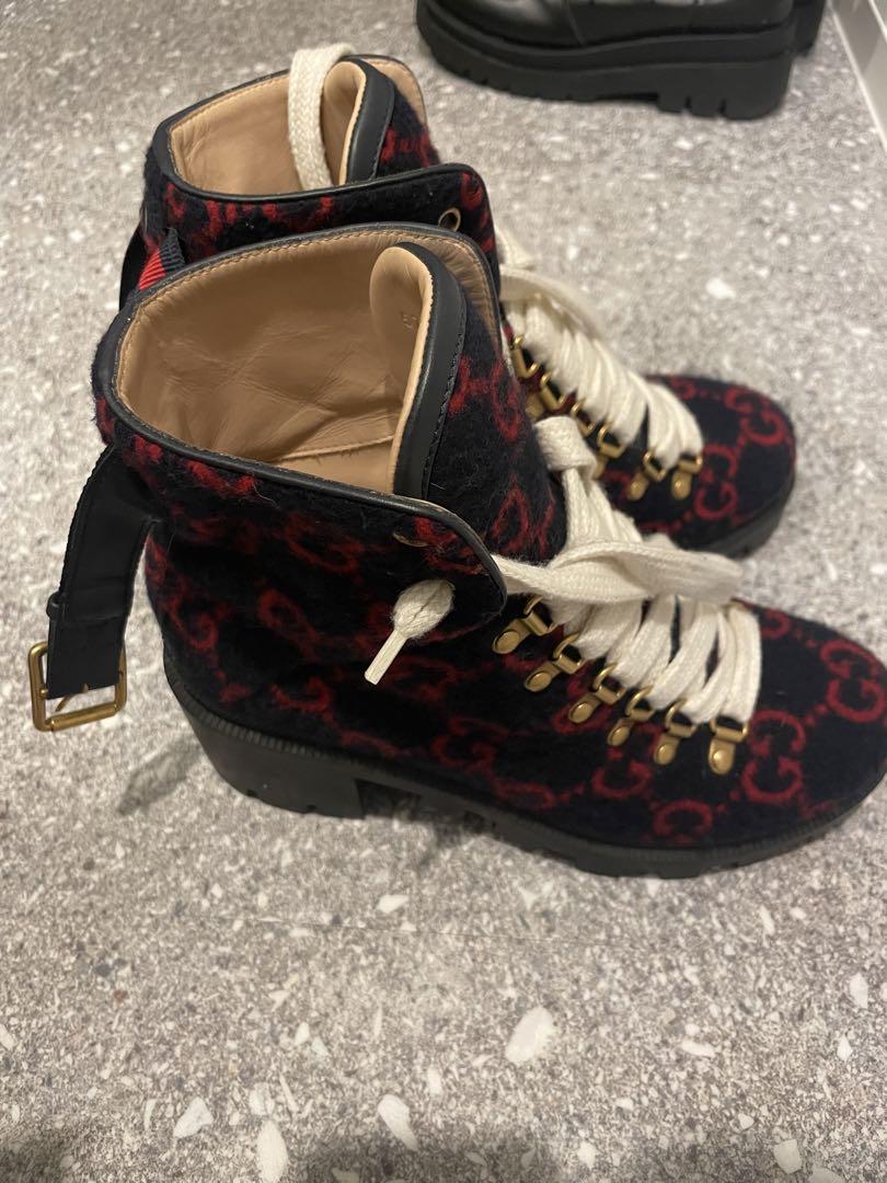 GUCCI ウールアンクルブーツ