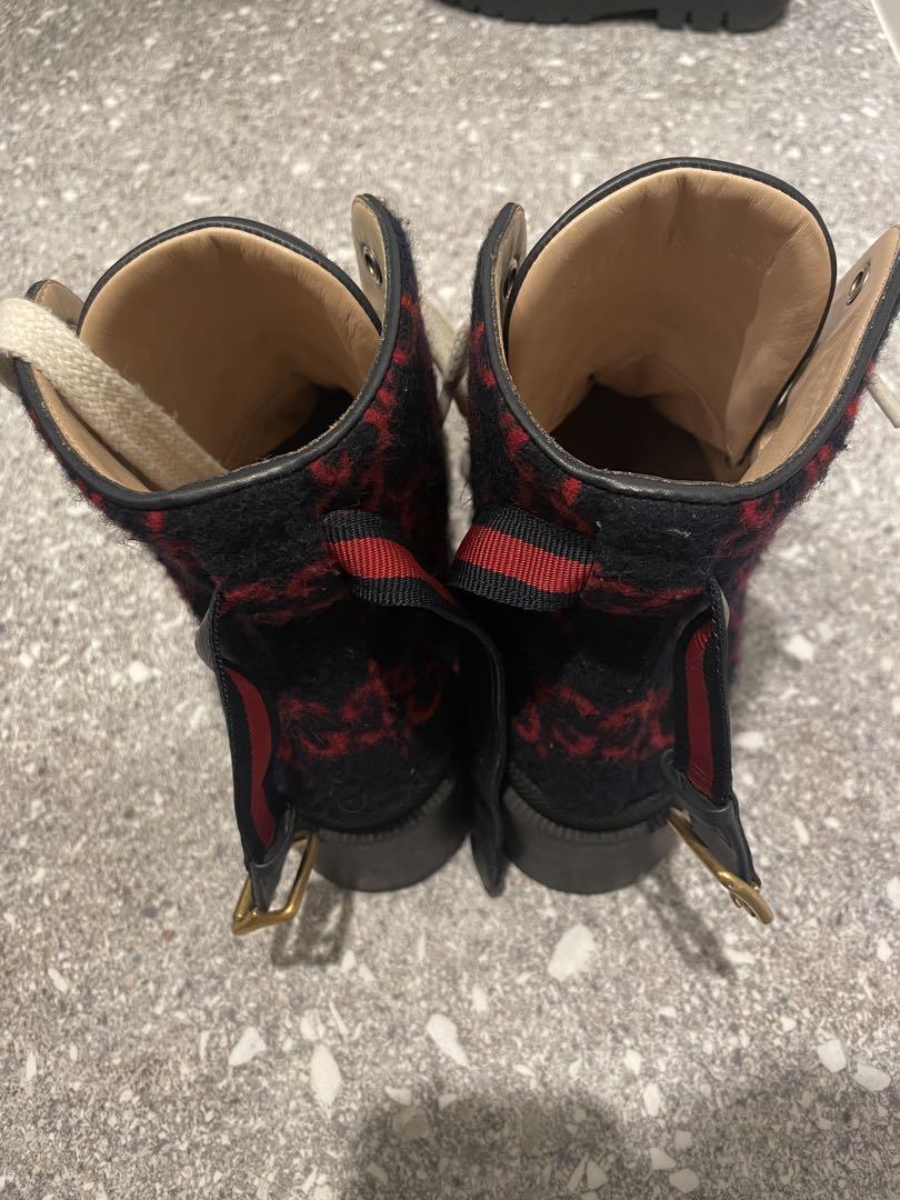 GUCCI ウールアンクルブーツ