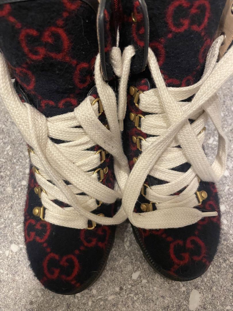 GUCCI ウールアンクルブーツ