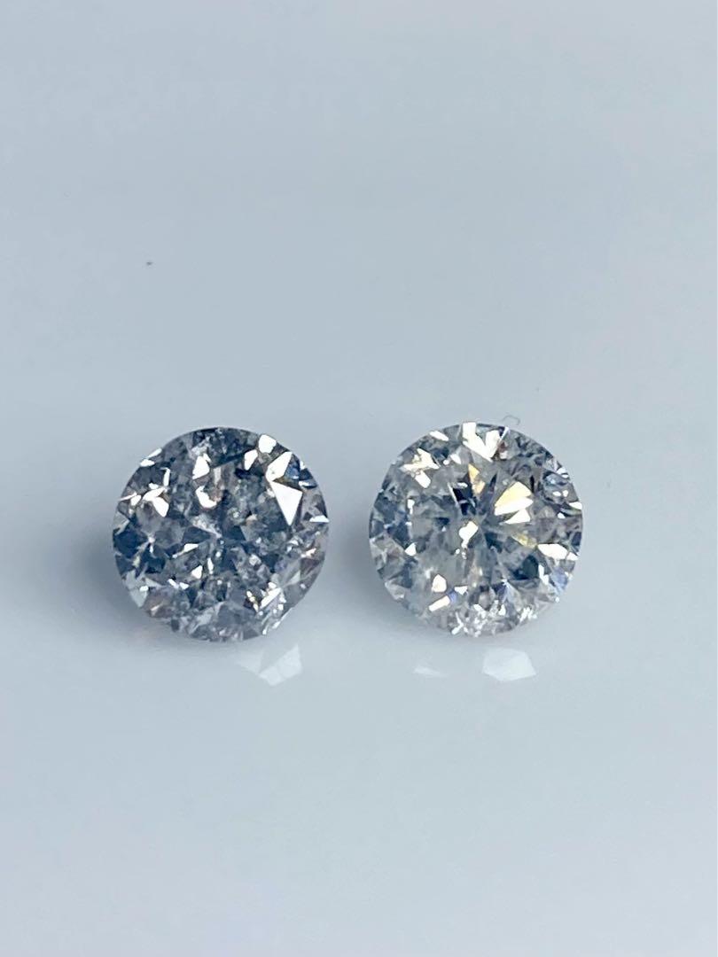 最も  PT 計2．0ct天然ダイヤモンドピアス アクセサリー