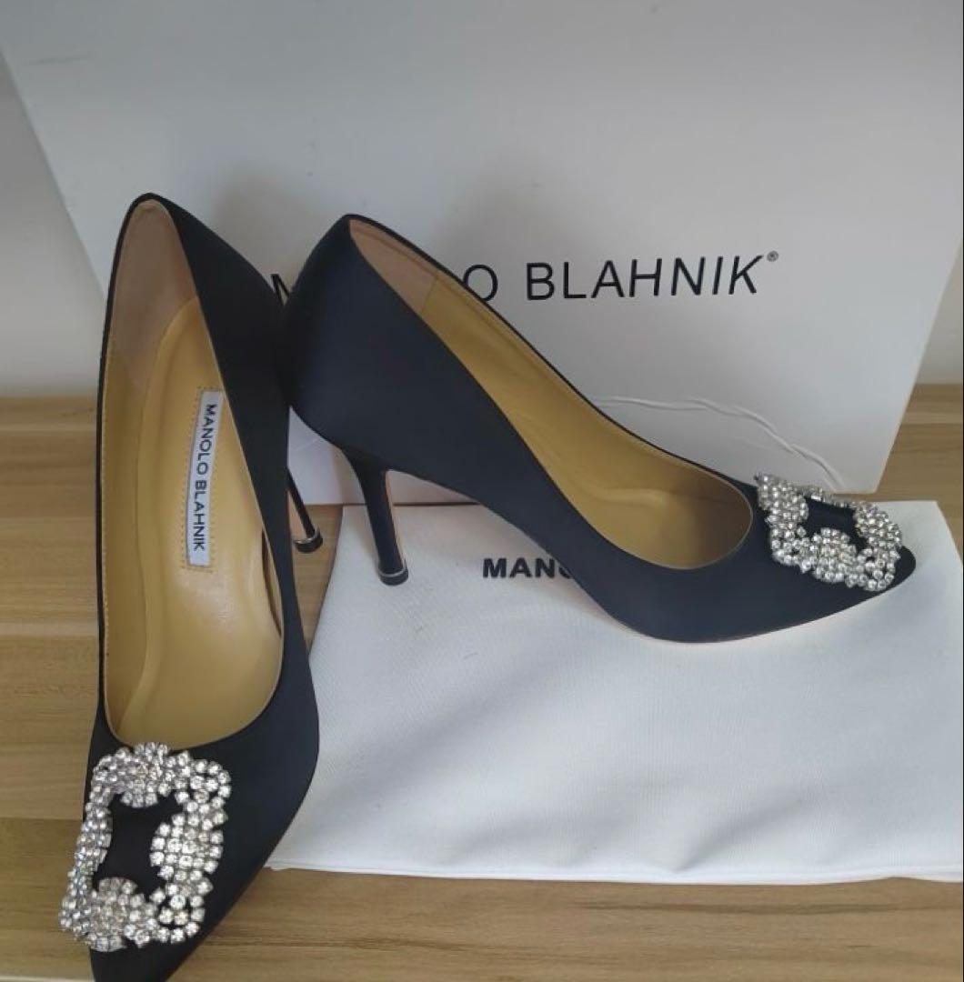 レディース Manolo Blahnik パンプス ブラック 36 Manolo Blahnik レディース パンプス ブラック 36 - メルカリ