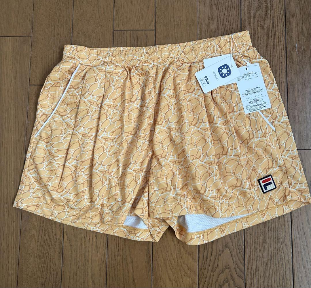 No.286 FILA ラップショートパンツ☆スモーキーイエロー☆ No.286 FILA ラップショートパンツスモーキーイエロー