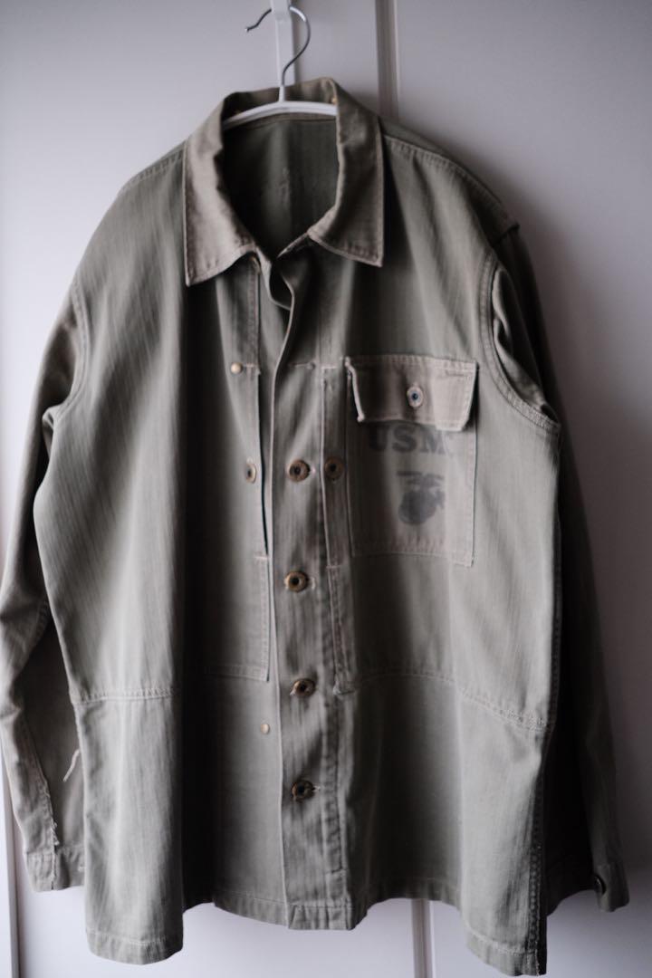 USMC 40s P44 HBT ミリタリー ジャケット WW2 希少
