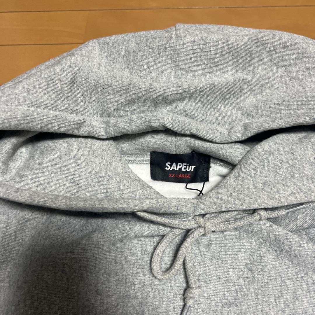 SAPEur グレー パーカー XXL フーディ SAPEur グレー パーカー XXL フーディ