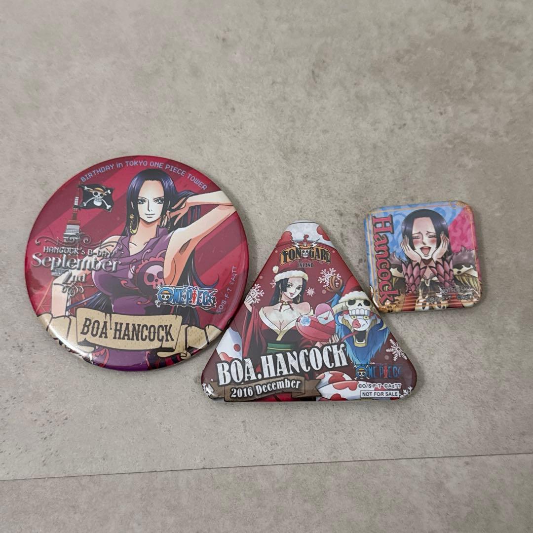 ONEPIECE 缶バッジ ハンコック傷や汚れあり