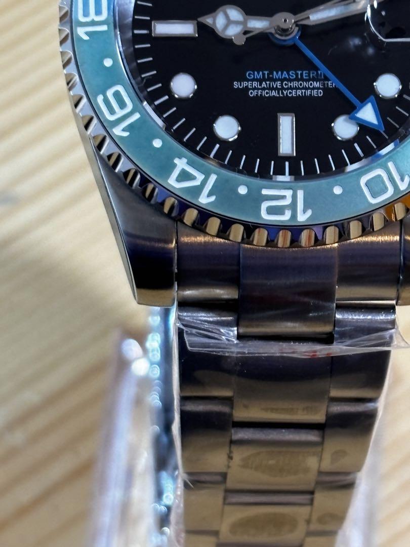 カスタムMOD GMT NH34自動巻き搭載　ベゼルお選び頂けます。