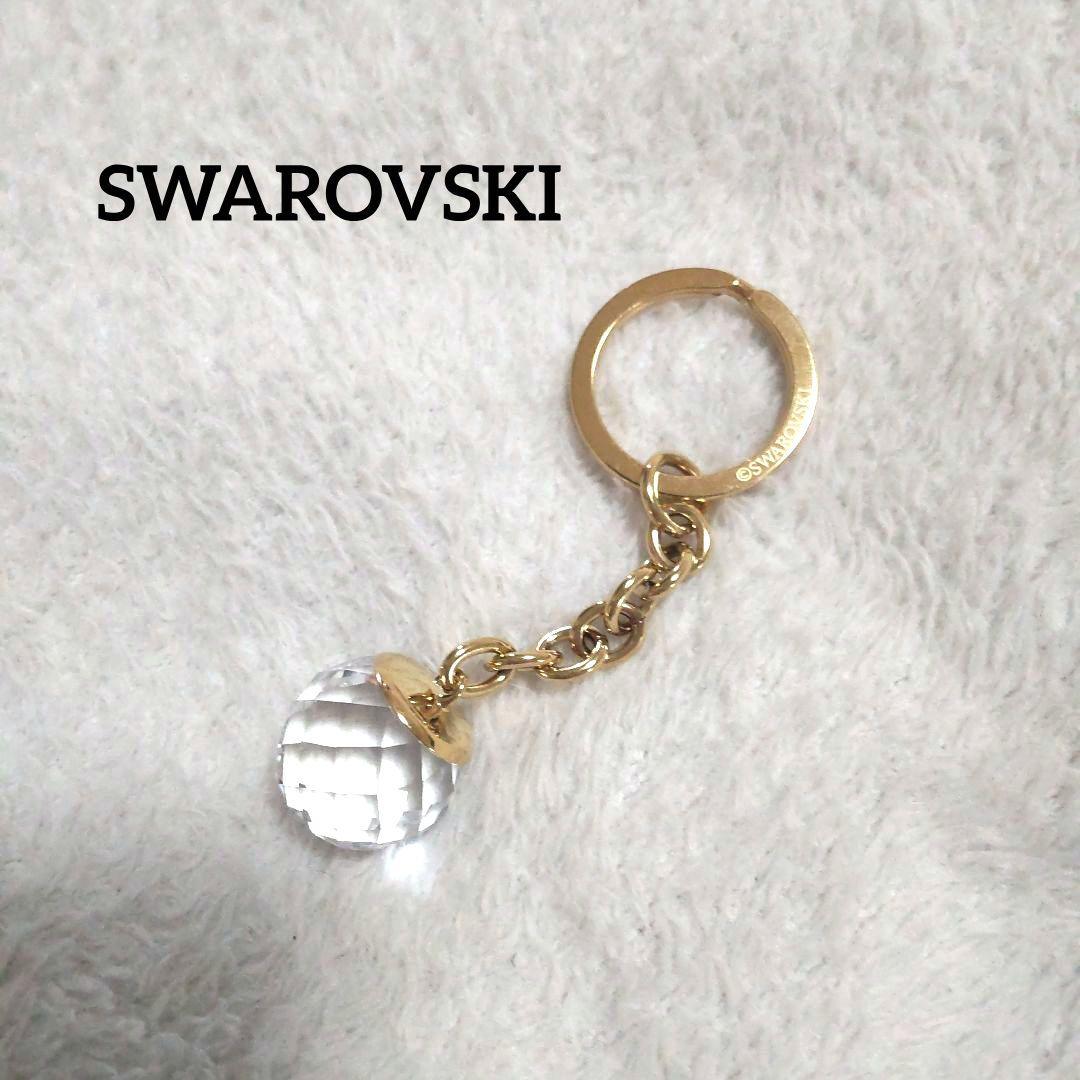 春のコレクション スワロフスキー キーリング ゴールド金具 クリスタルチャーム アクセサリー