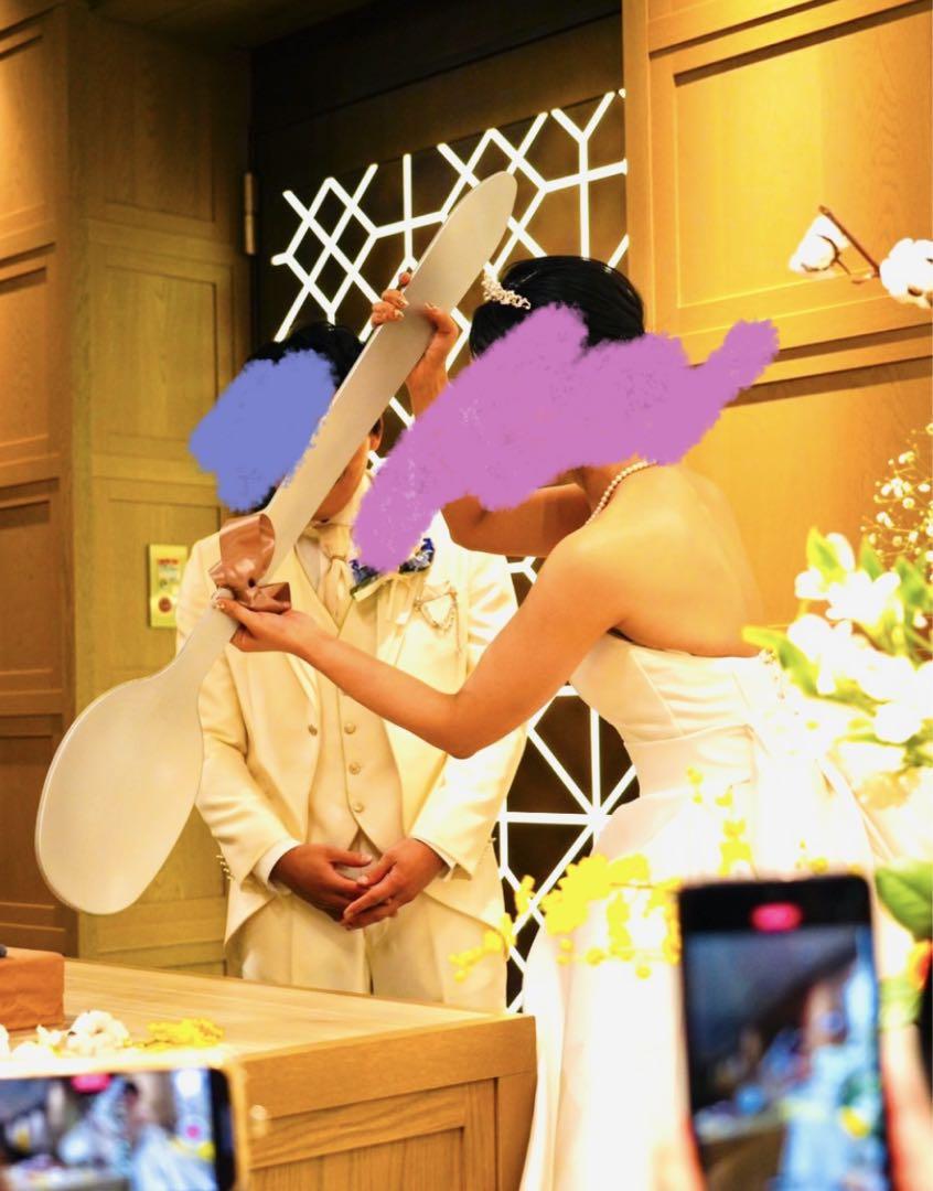 結婚式　ファーストバイト　特大スプーン