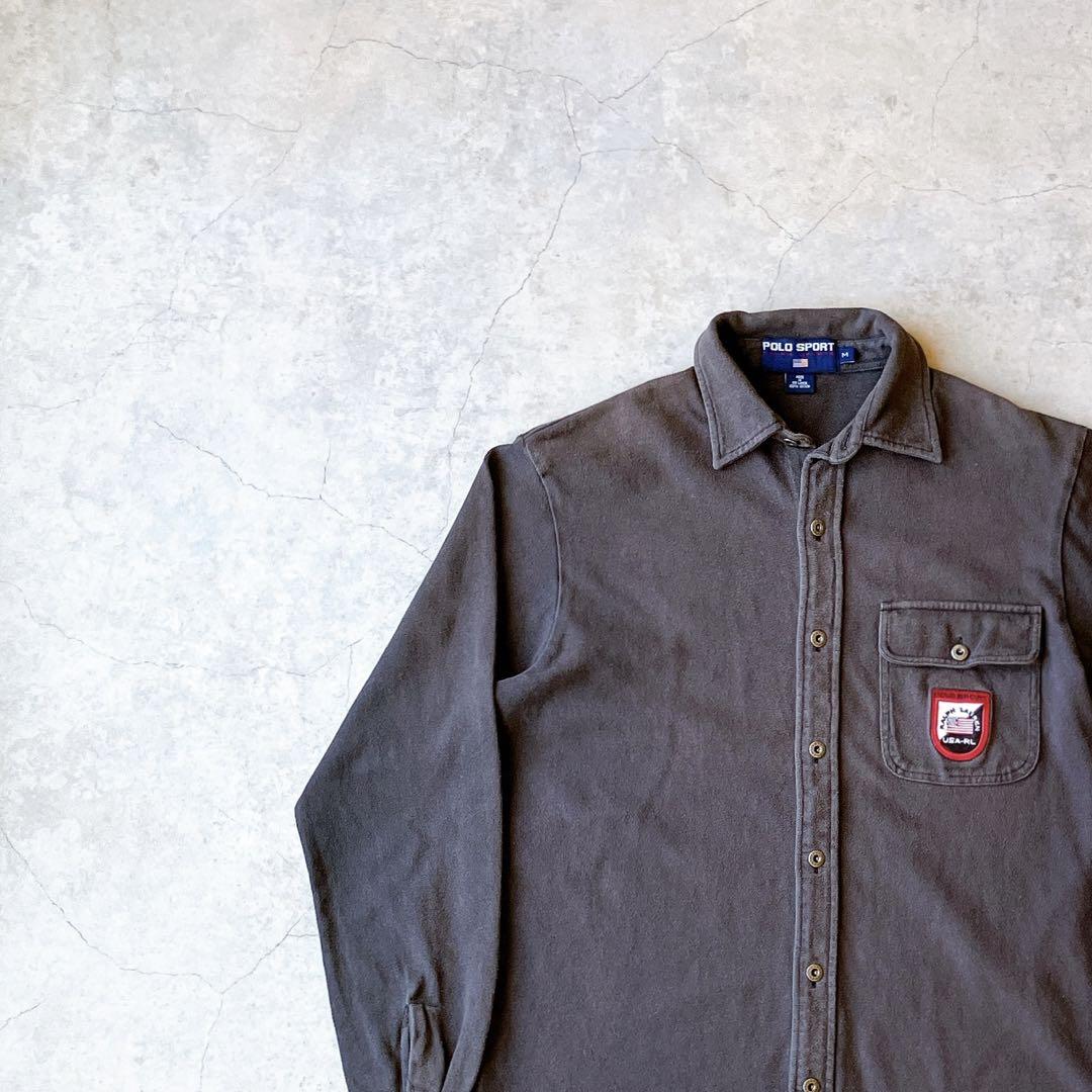90s Polo Sport ポロスポーツ 雰囲気フェード スウェット シャツ