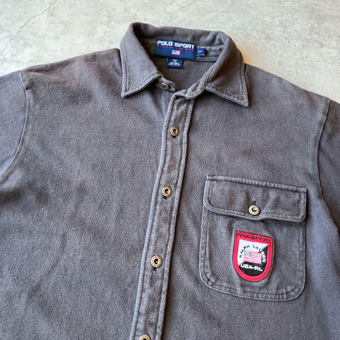 90s Polo Sport ポロスポーツ 雰囲気フェード スウェット シャツ