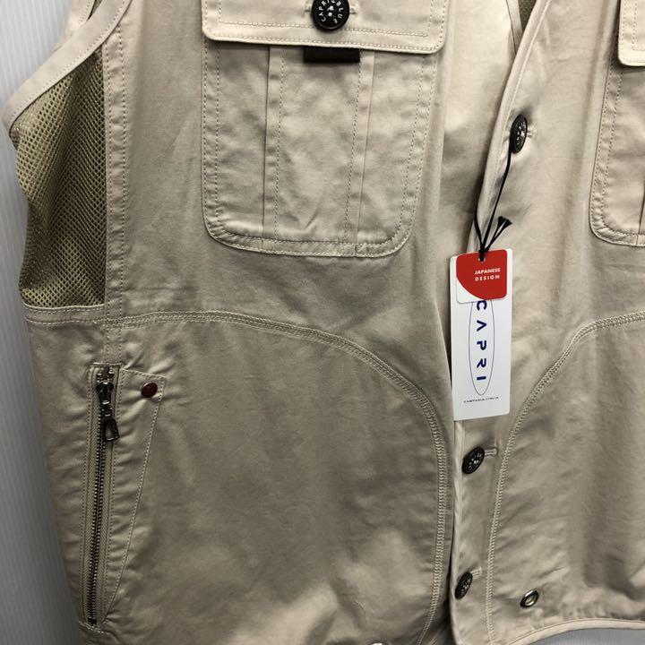 日本製 新品 メンズ Llサイズ 高級 Capri 夏ベスト ジレ ベージュ ベスト Www Oroagri Eu