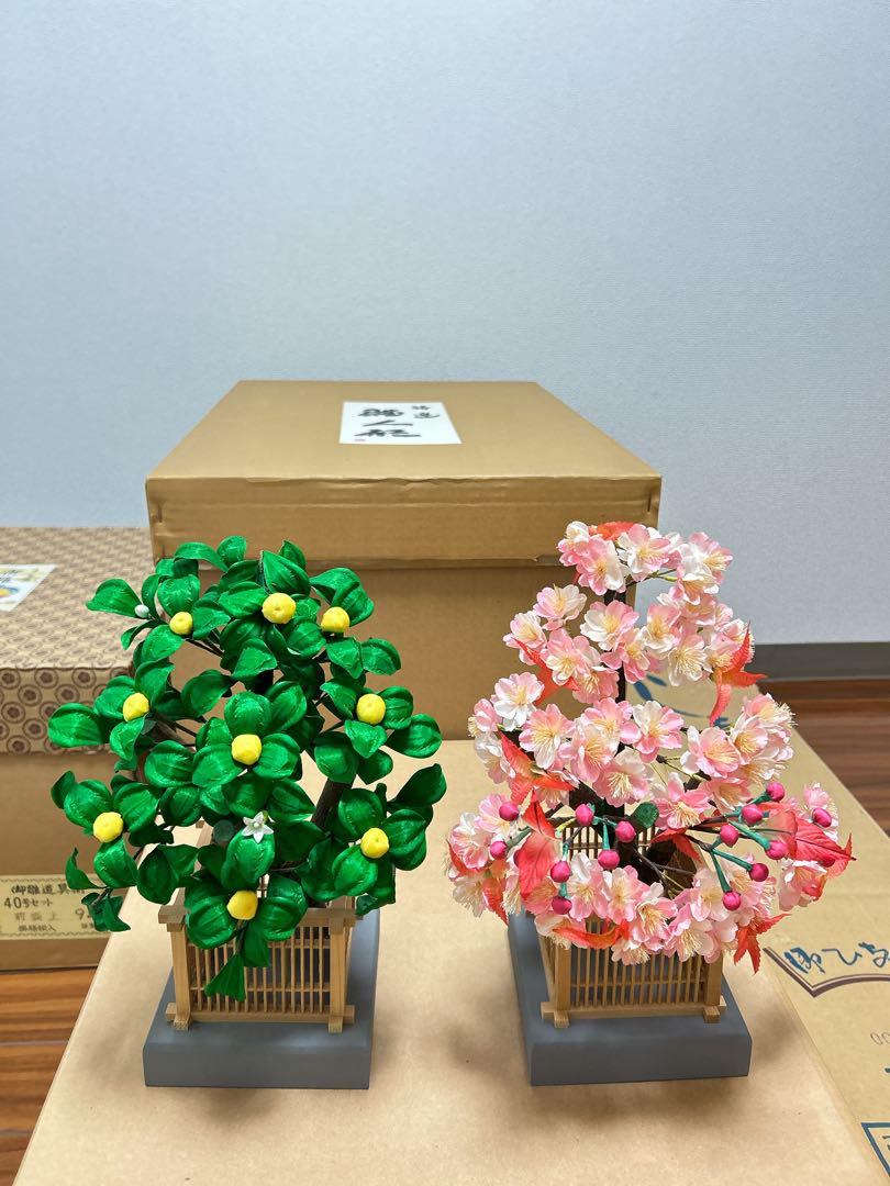 【清甫作】雛人形7段飾り フルセットのバラ売り 桜と橘