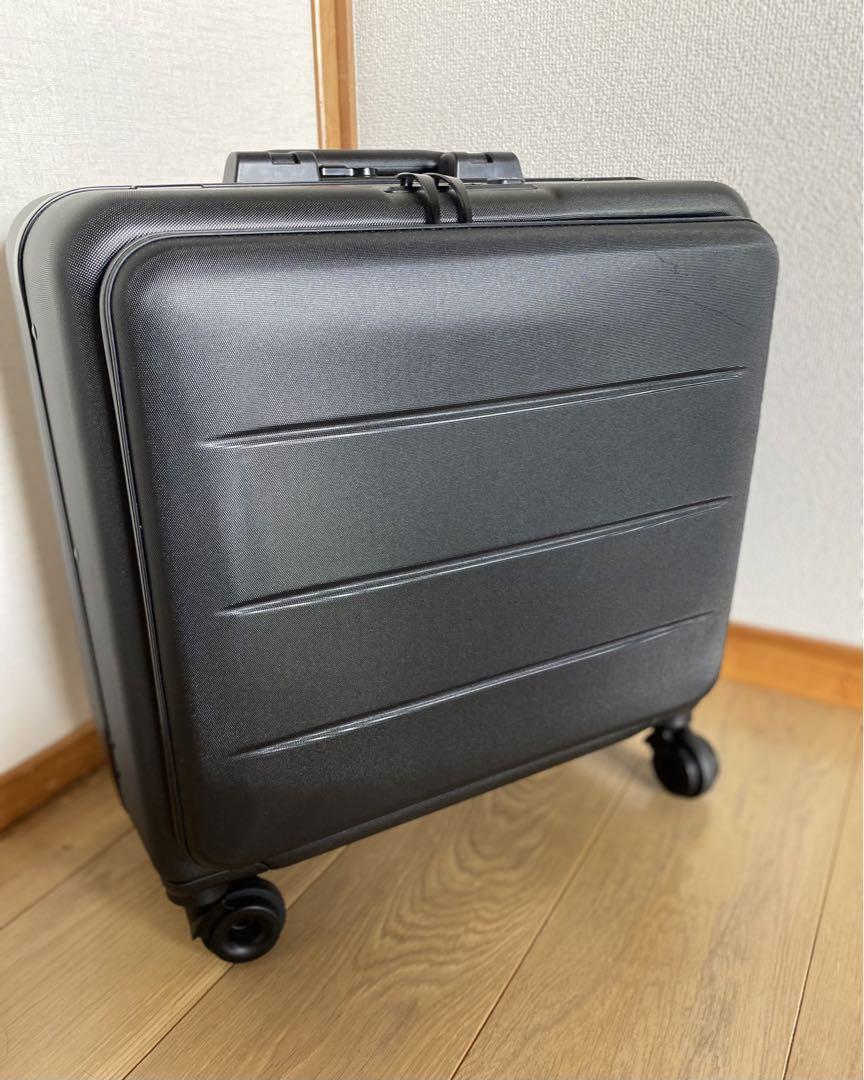 多機能スーツケース 18インチ 小型スーツケースフロントオープンキャリーケース
