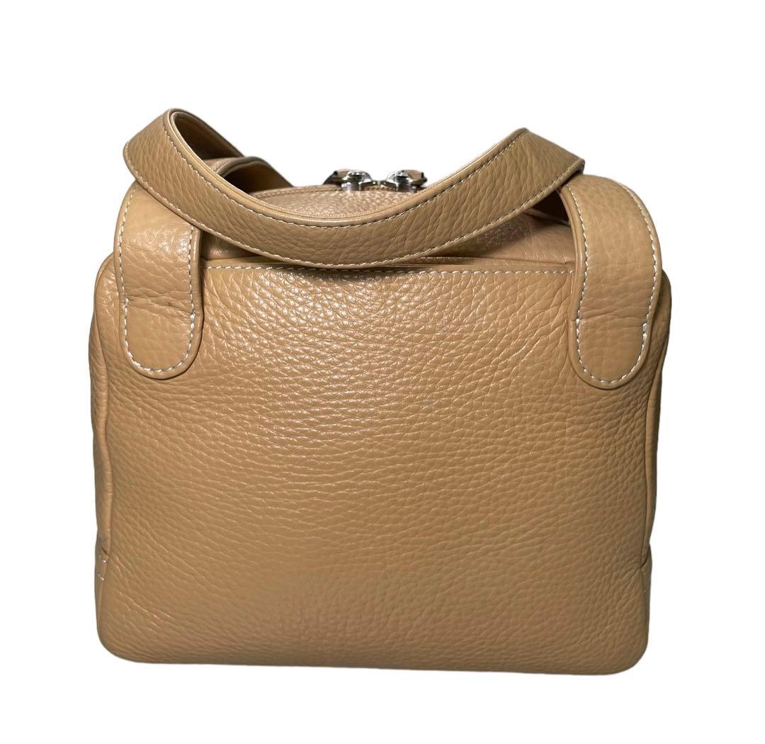 【極美品】HAMANO　ハマノ　傳濱野皮革工藝　濱野　かごバッグ　ベージュ　皇室 極美品】HAMANO ハマノ 傳濱野皮革工藝 濱野 かごバッグ