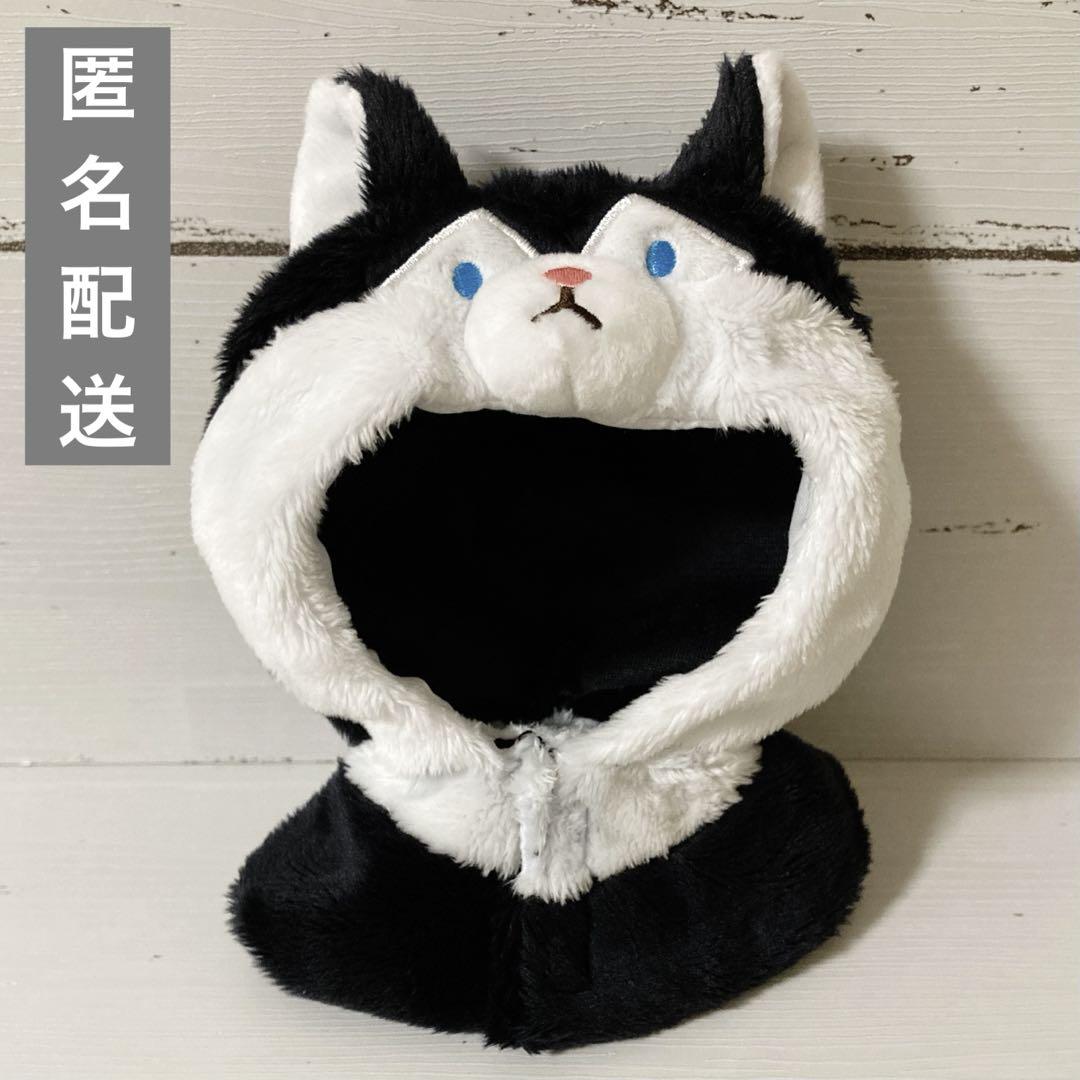 UCHI-NOCO うちのこ ポンチョ オオカミ UCHI-NOCO】ポンチョ オオカミ ブラック | Chibiぬいのでこれー