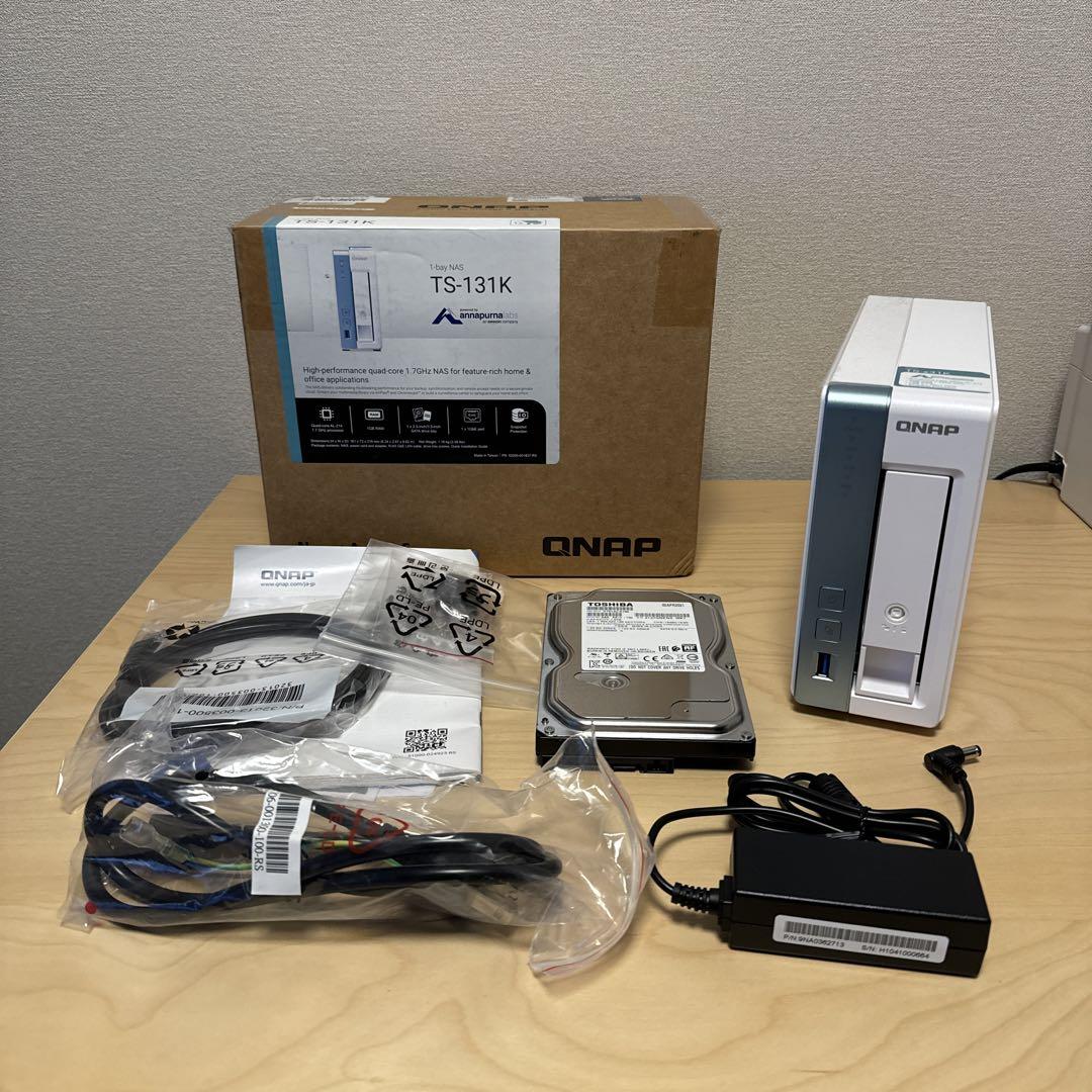 QNAP NAS TS-131K 1Bay HDD付き
