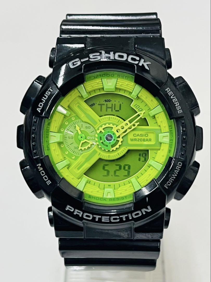 【電池交換済】G-SHOCK ハイパーカラーズ GA-110B-1A3JF