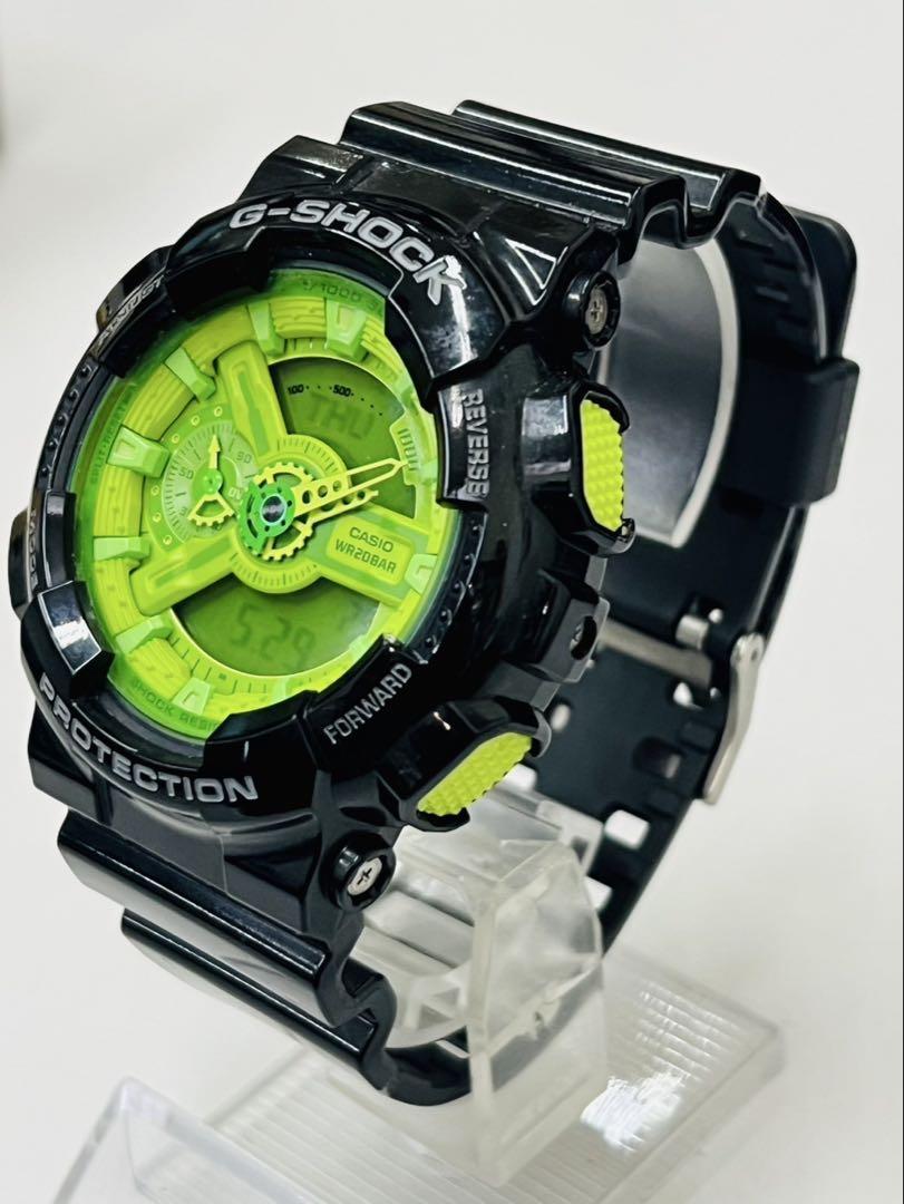 【電池交換済】G-SHOCK ハイパーカラーズ GA-110B-1A3JF