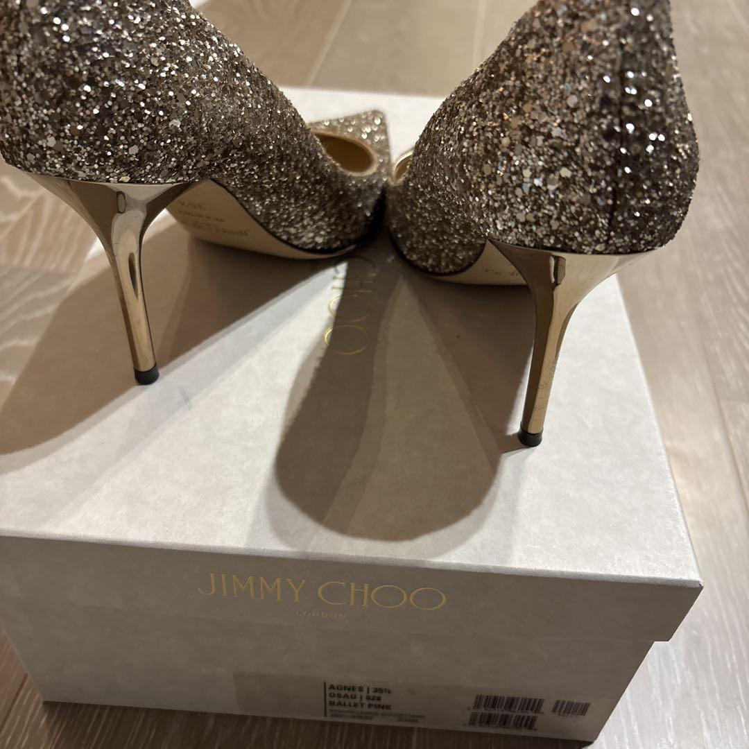 JIMMY CHOO グリッター ハイヒール 34.5