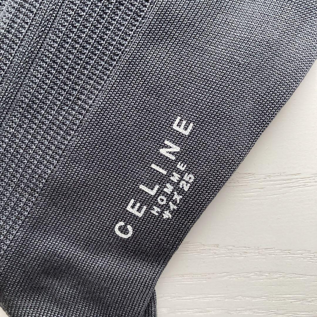 セリーヌ　靴下　サイズ25 10本セット　新品 新品】セリーヌ CELINE 紳士靴下 サイズ 25 - メルカリ