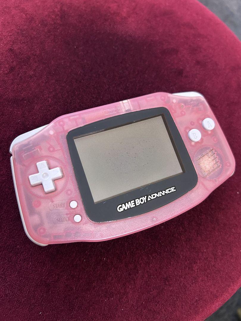 中古品 ゲーム ゲームボーイアドバンス 本体 AGB-001 ミルキーピンク 動作品 充電バッテリー付き ゲームボーイアドバンス本体 ミルキーピンク AGB-001 - メルカリ