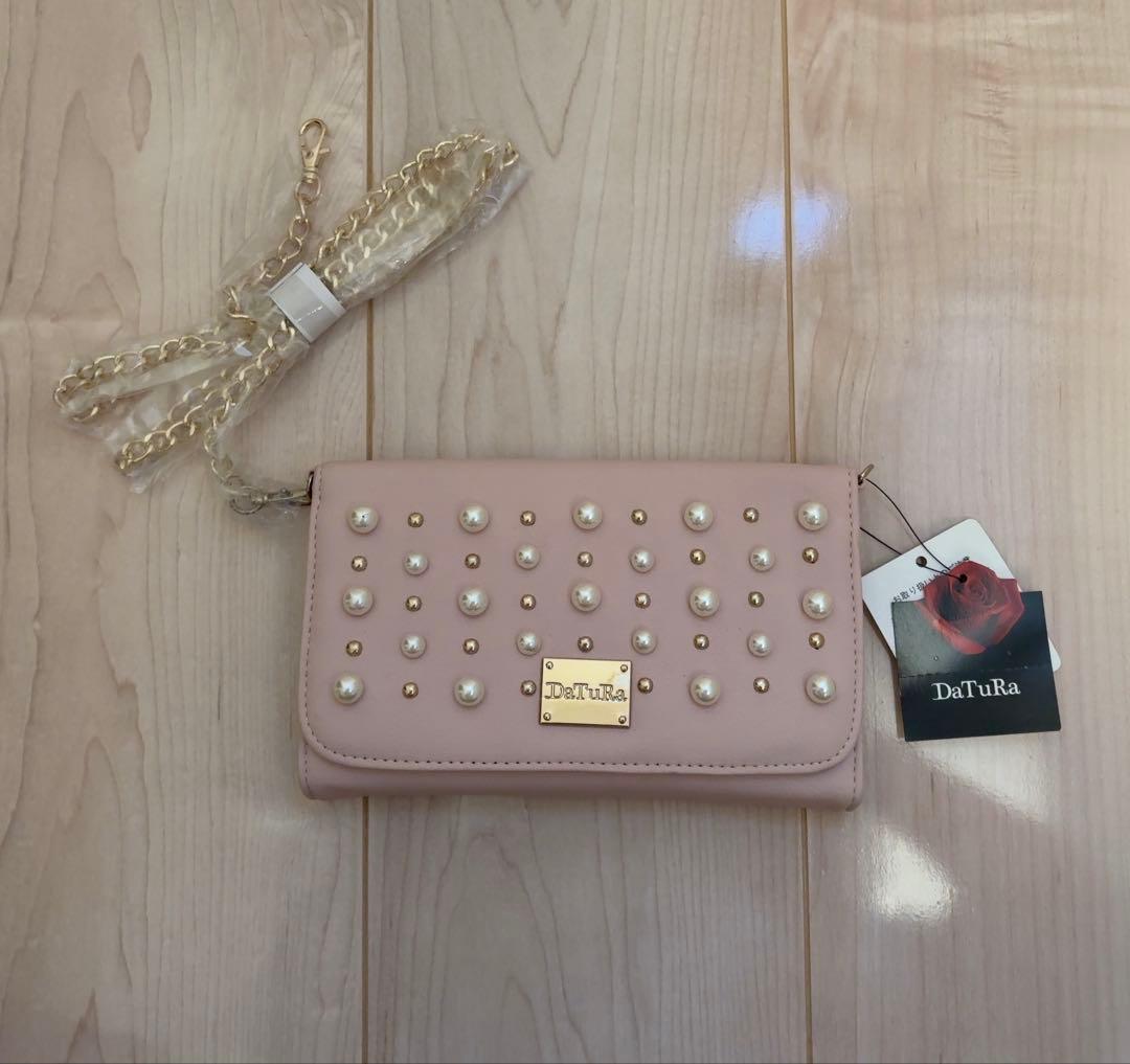 DaTuRa ショルダーバッグスマホケース お財布 新品未使用 結婚式 値下げ