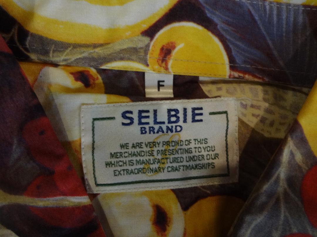 SELBIE セルビエ ● フルーツ柄カラーシャツ 画像4