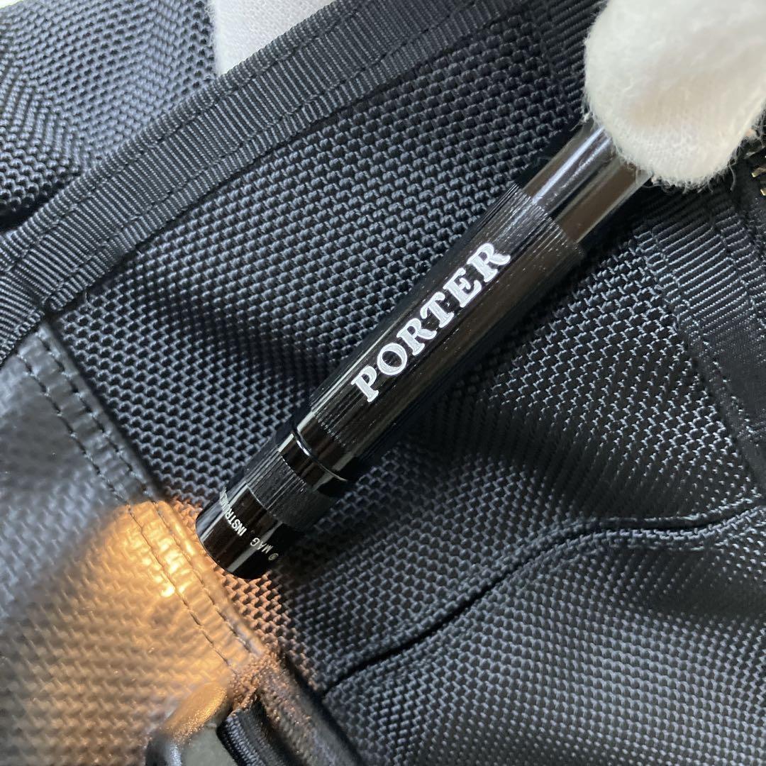 希少・美品✨ PORTER ヒート メッセンジャーバッグ ブラック マグライト