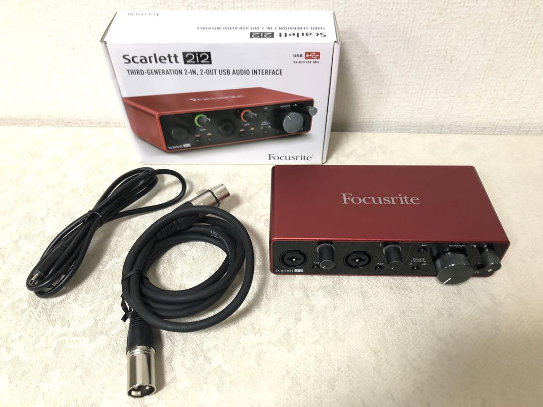 Focusrite Scarlett 2i2 オーディオインターフェース 画像1