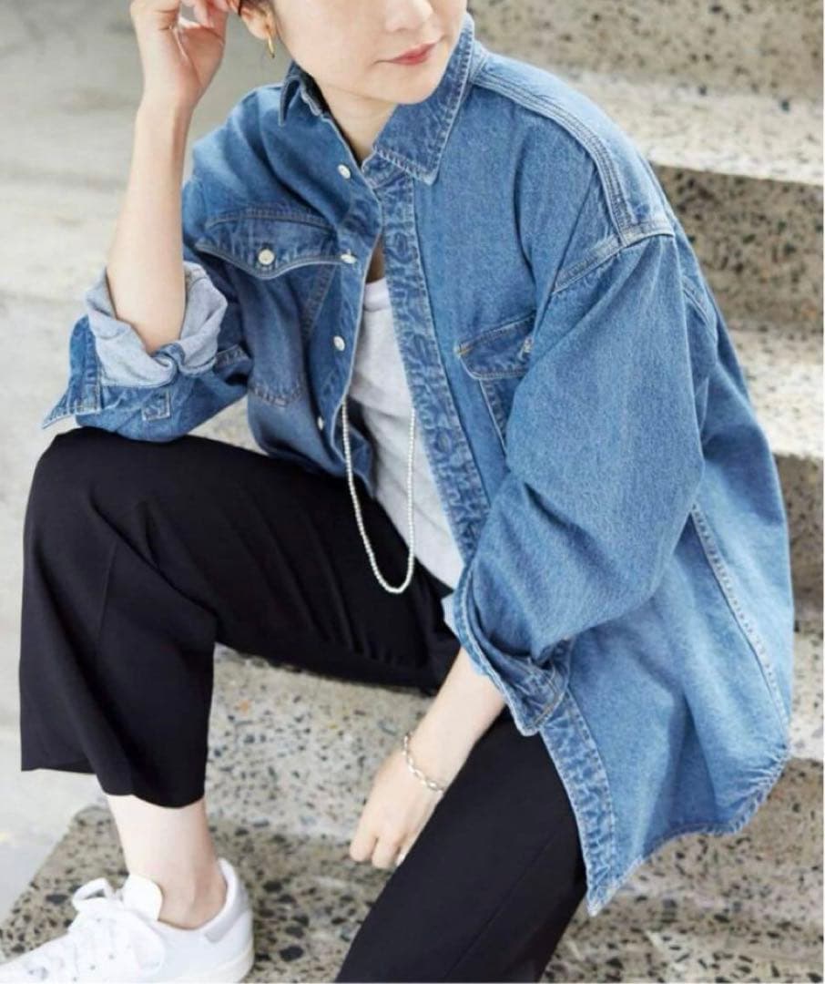 スローブイエナ LE DENIM BDUシャツ