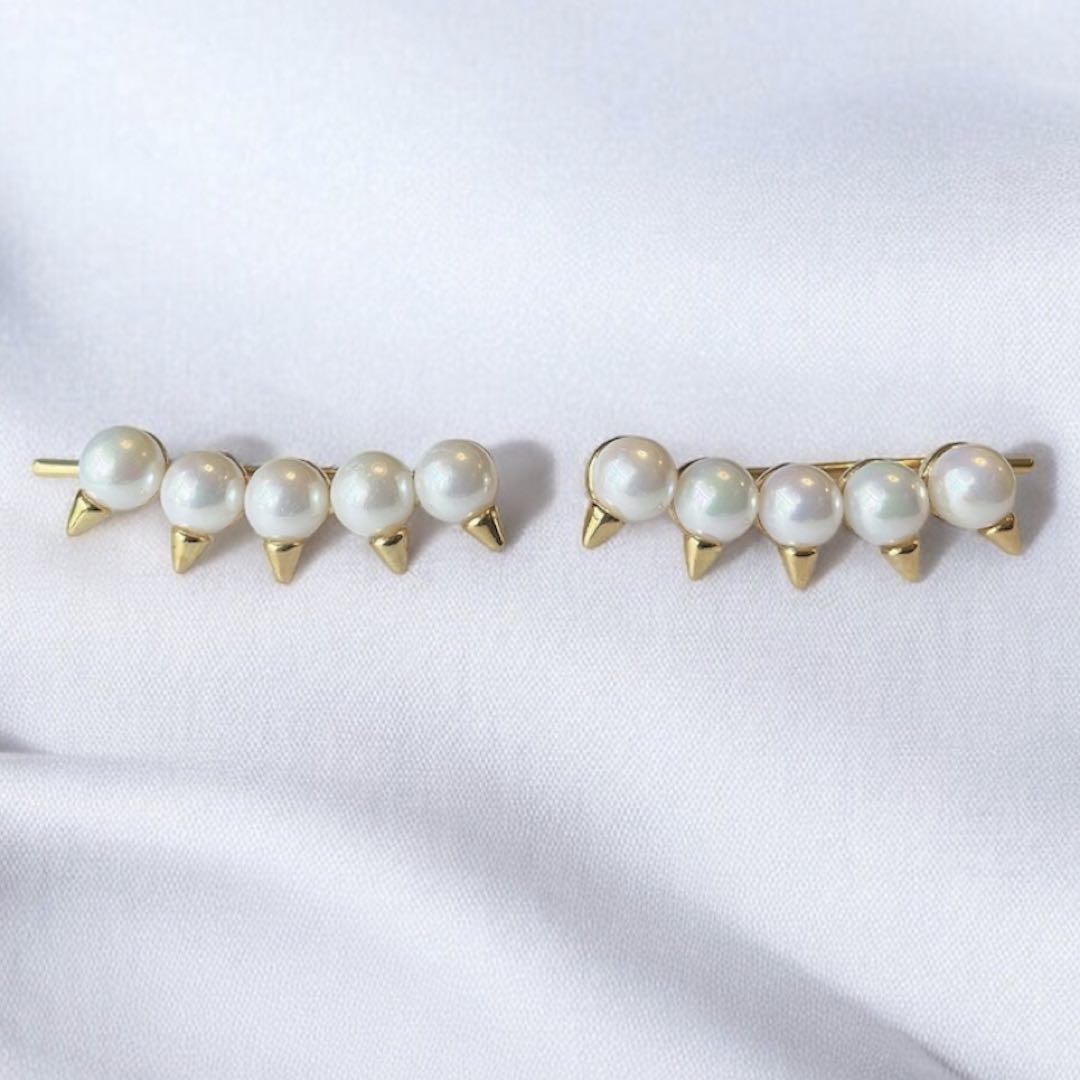 オーバルビジュー淡水パールピアス｜J'aDoRe JUN ONLINE OUTLET