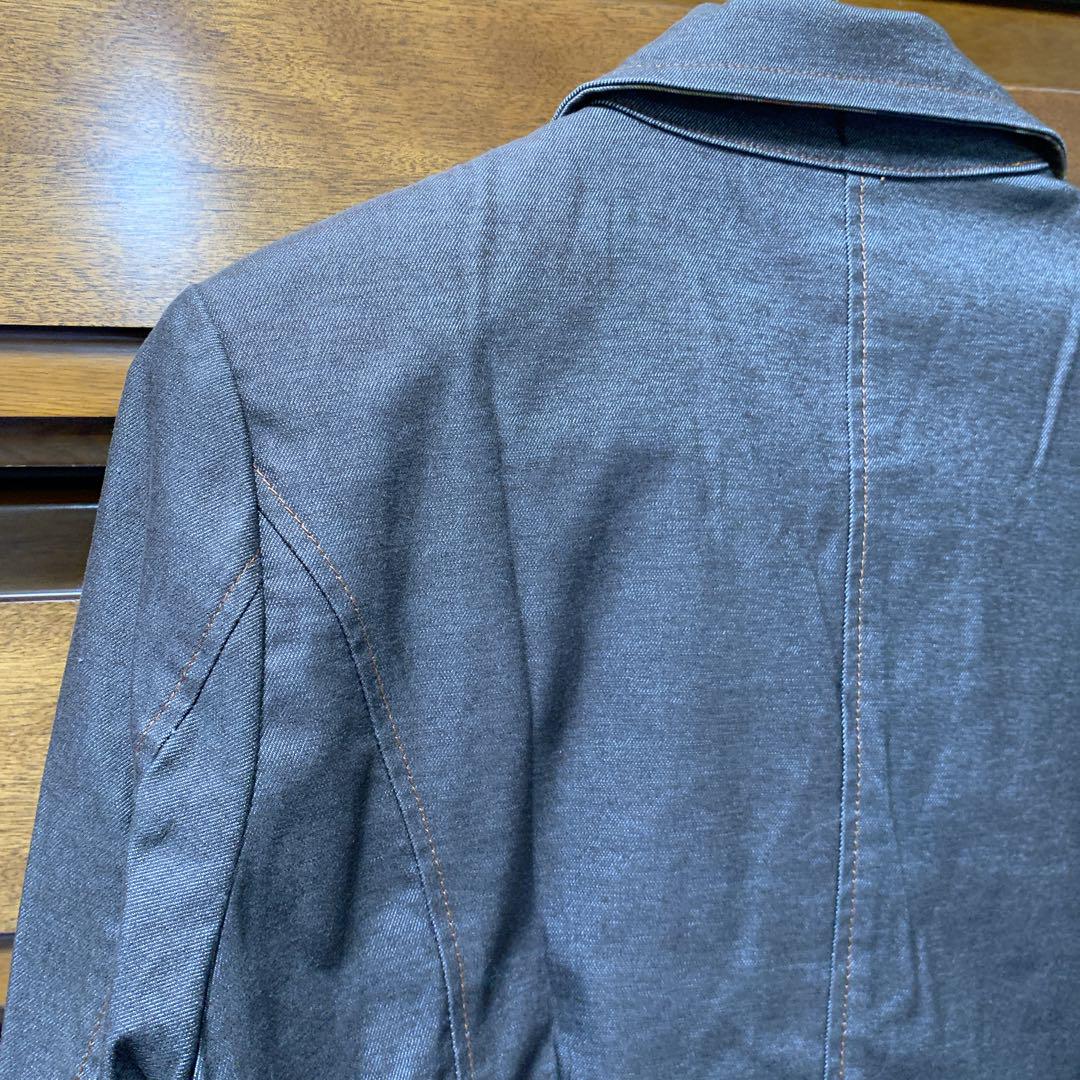 美品 Cleophine ブラウンジャケット サイズ9 Mサイズ 裏地花柄 総柄