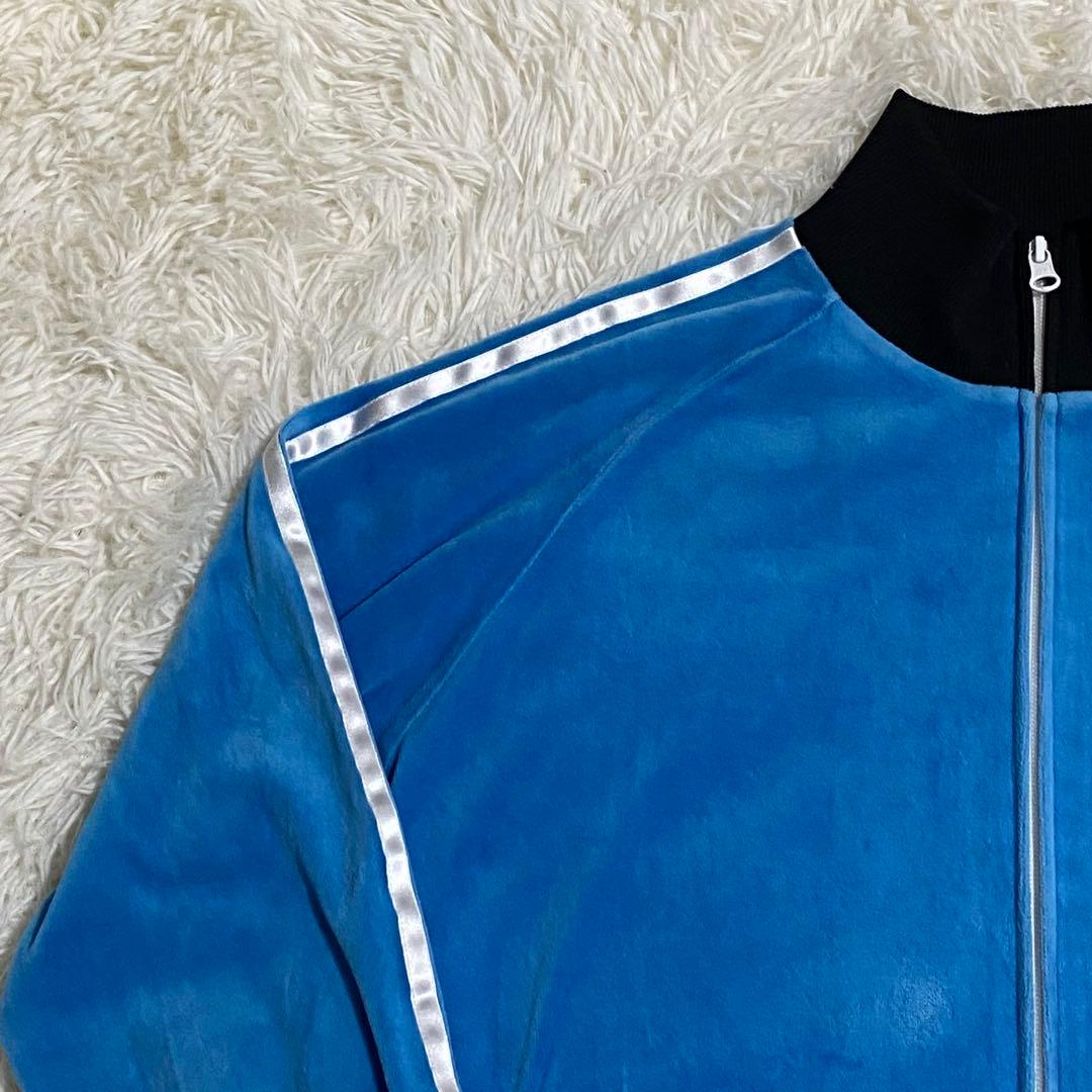 FRED PERRY フレッドペリー ベロア トラックジャケット ライトブルーXL(LL)・Fred Perry MEDICALDB_JP