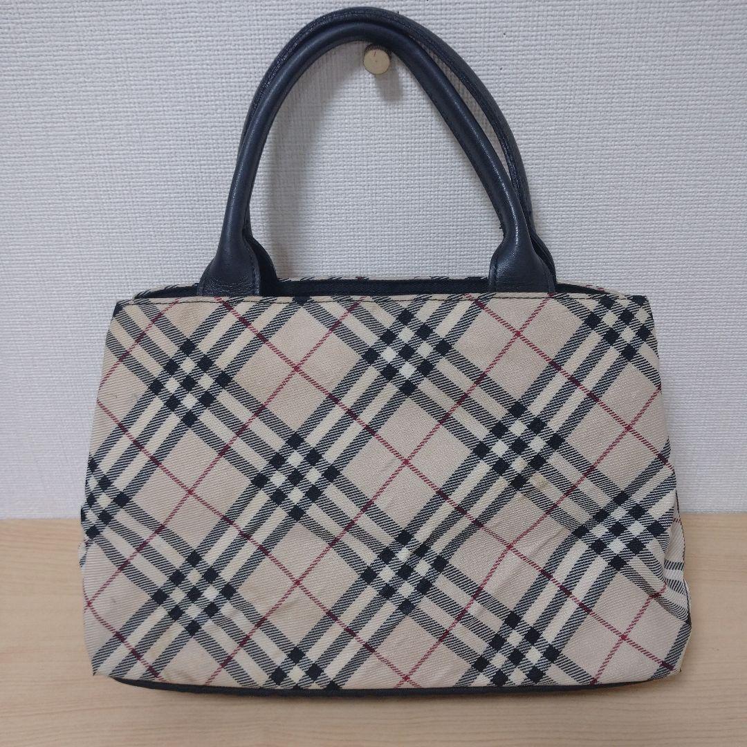 希少】BURBERRY BLUE LABEL ハンドバッグ ノバチェック - メルカリ