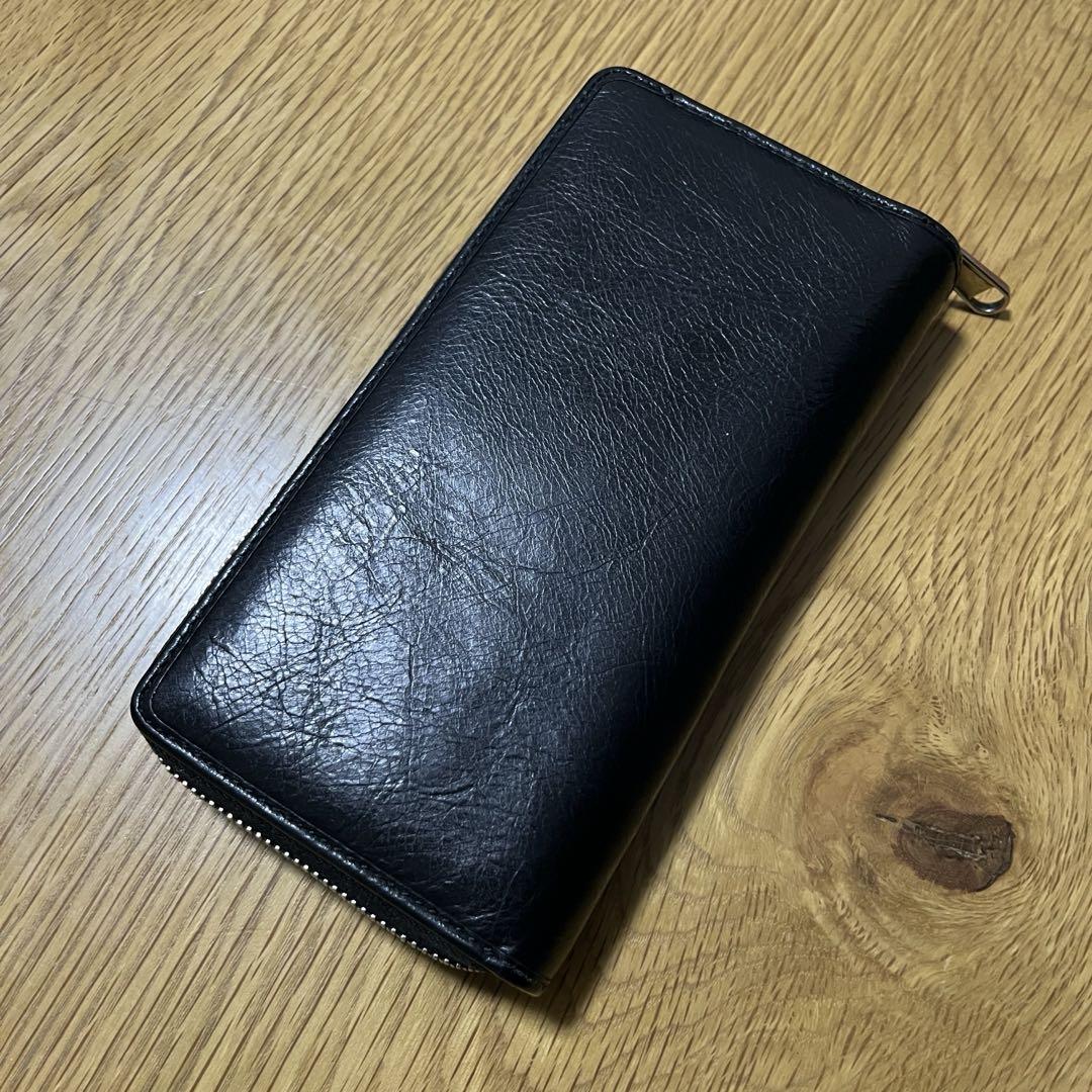 グッチ GUCCI インターロッキングG レザー ウォレット 長財布 ブラック
